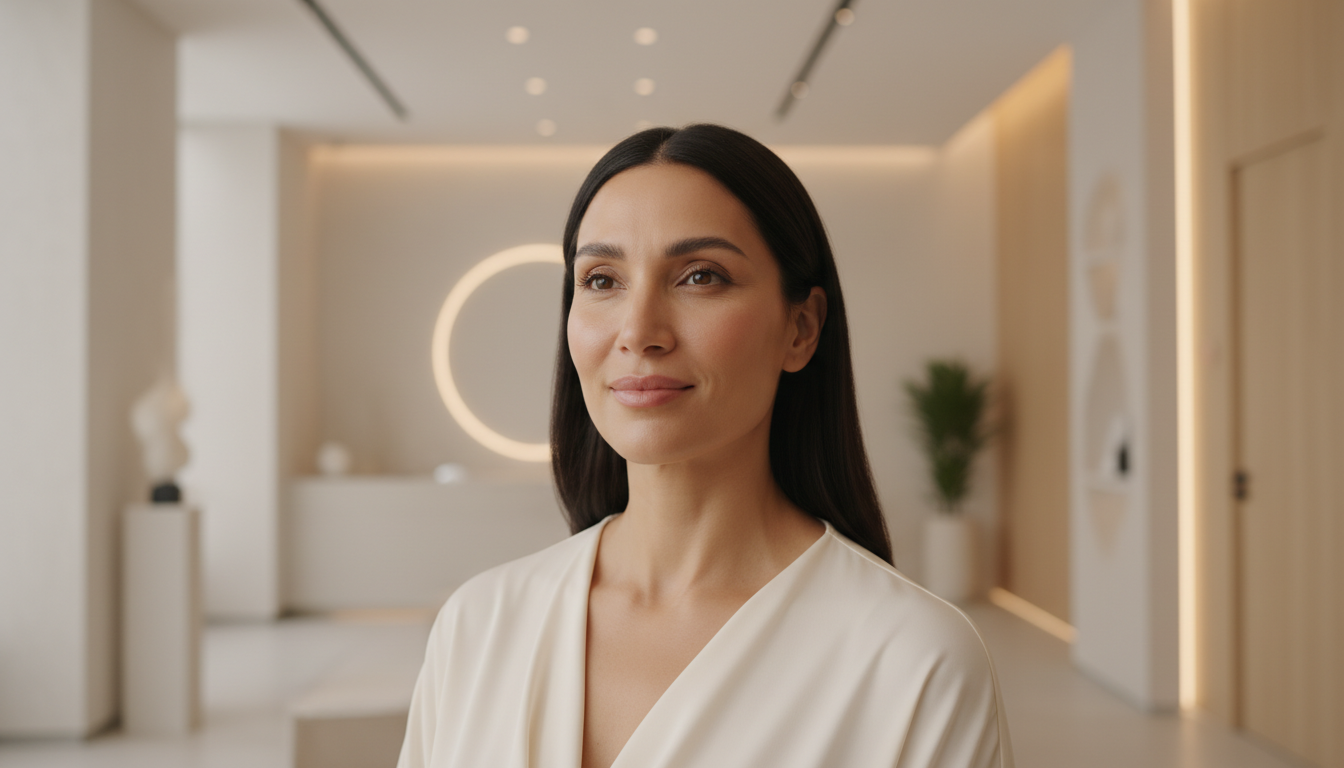 Serene woman with radiant skin at Dr. Reddy MedSpa